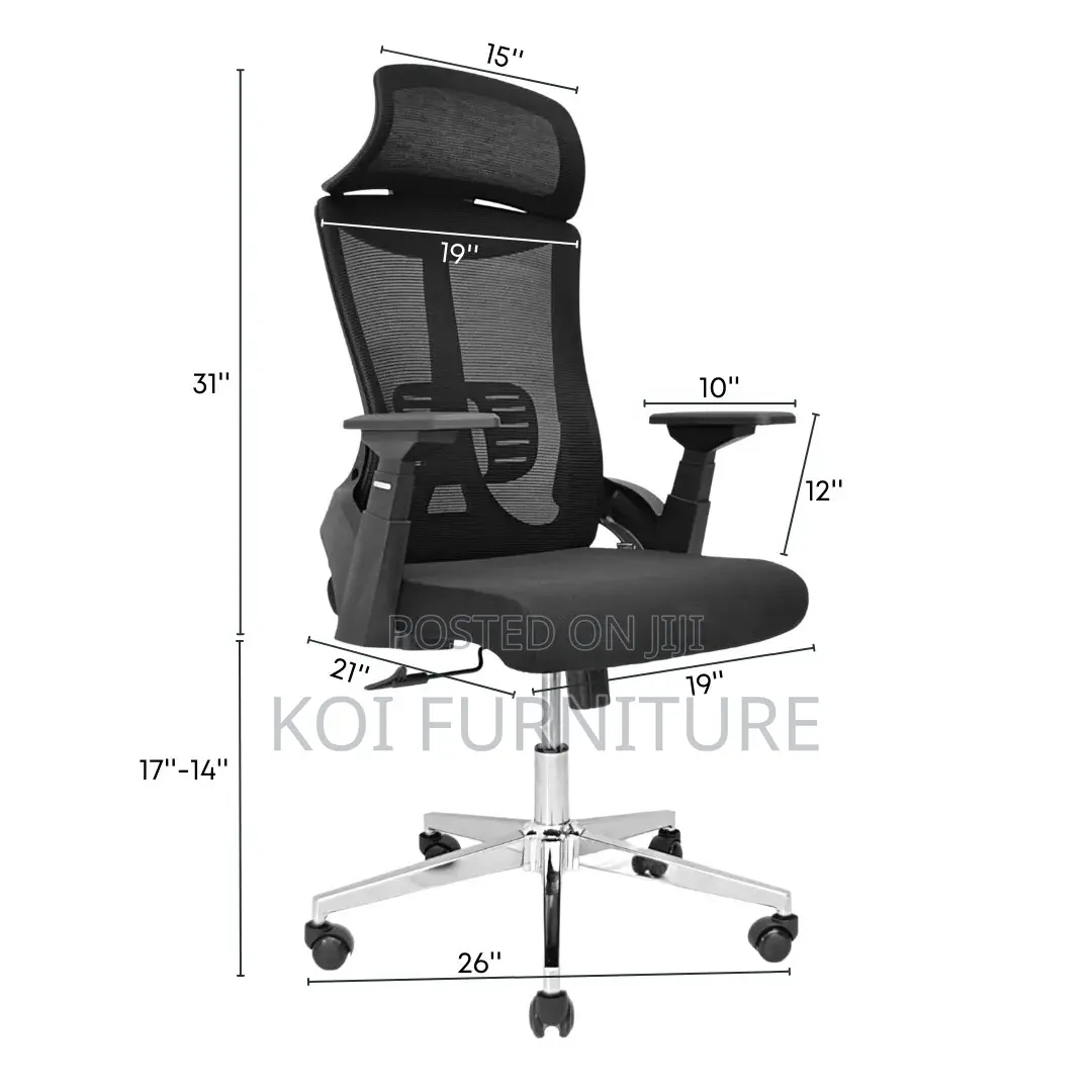 Office Chair; Larma Orthopedic High Backrest Chair