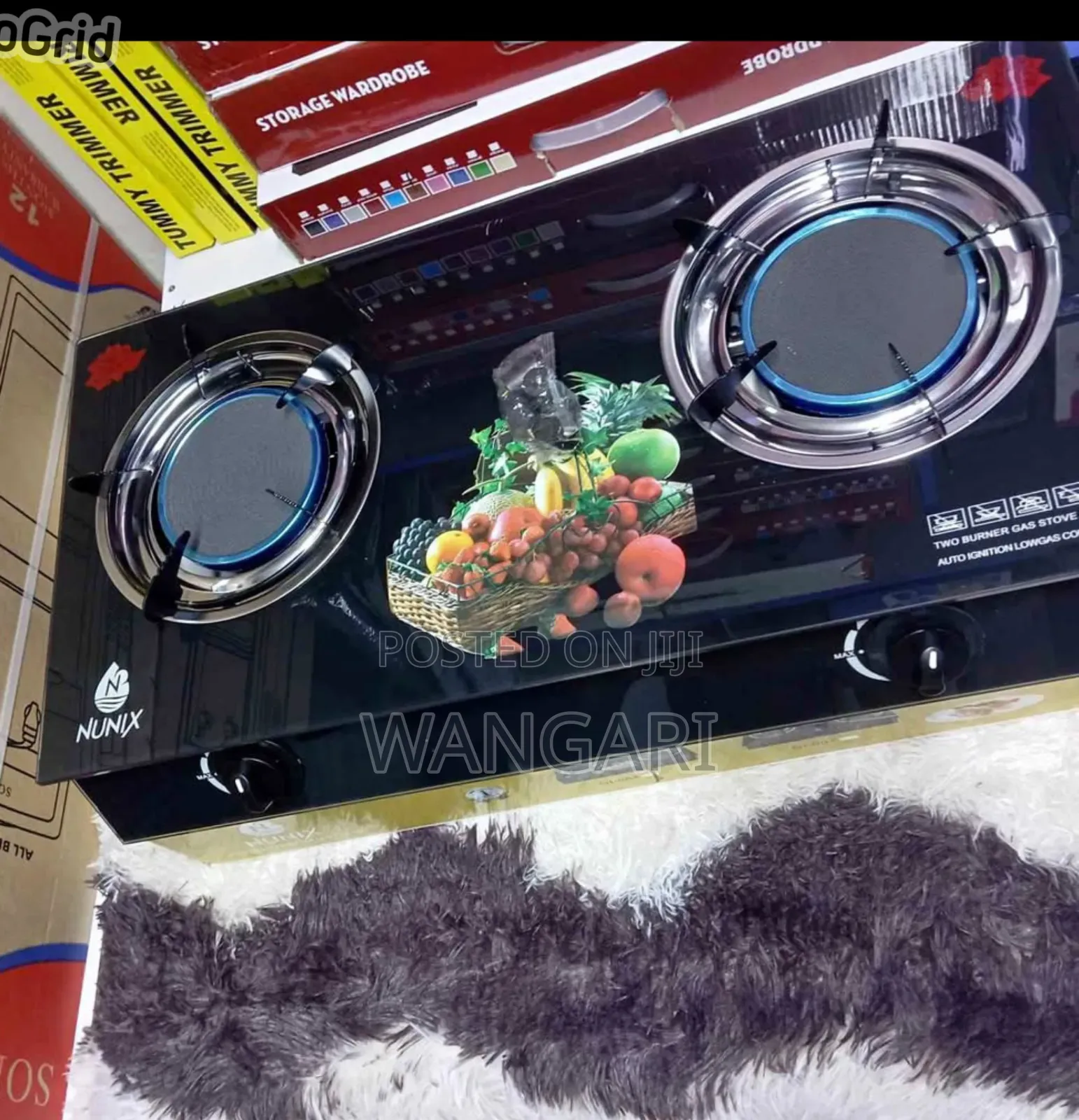 Brand New Nunix 2 Burner Infrared Available Fare Price