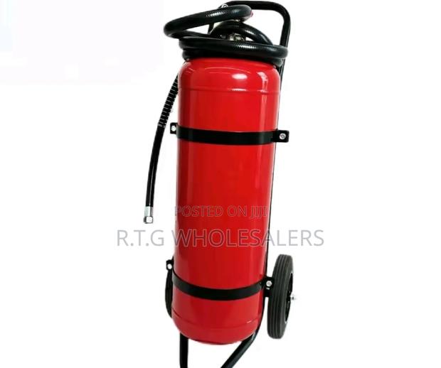 50l Foam Fire Extinguisher Industrial Trolley - main view