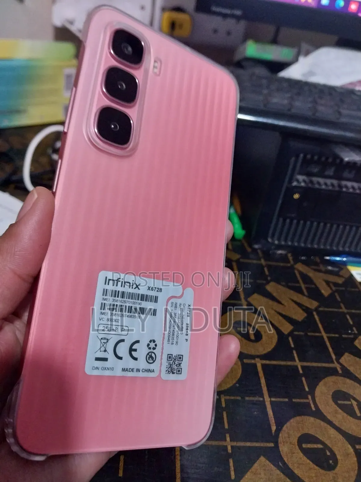 New Infinix Hot 60i 256 GB Pink