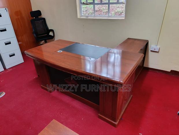 L Shaped Executive Office Desk - main view
