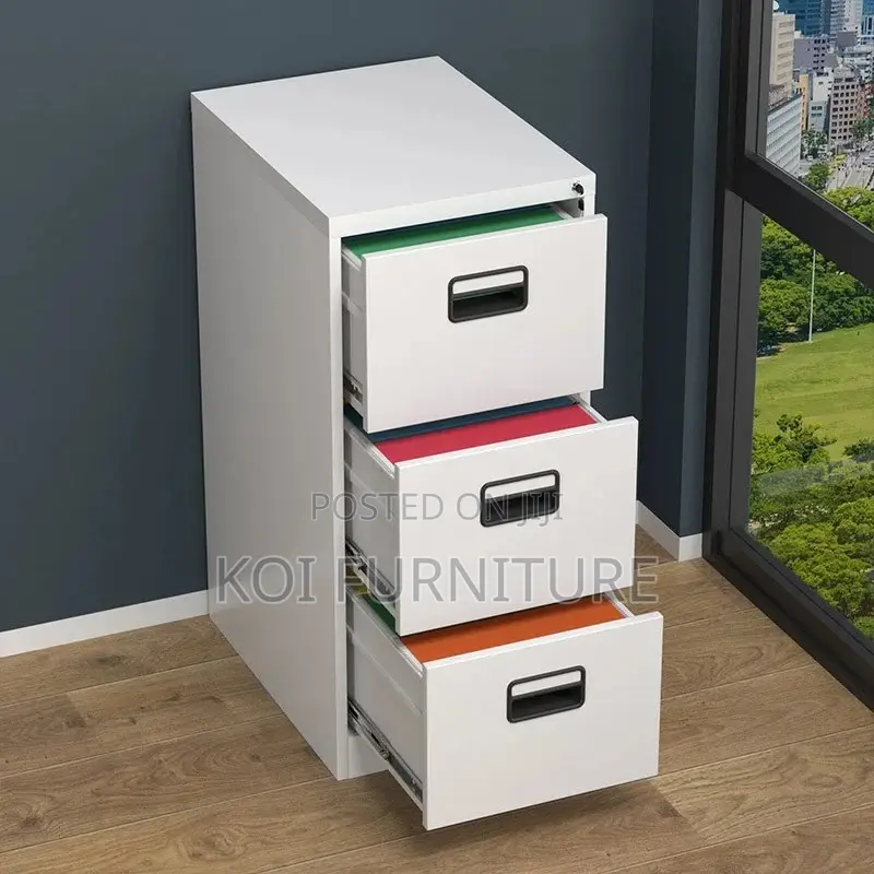 Office Cabinet; Three Drawers Steel Office Filing Cabinet