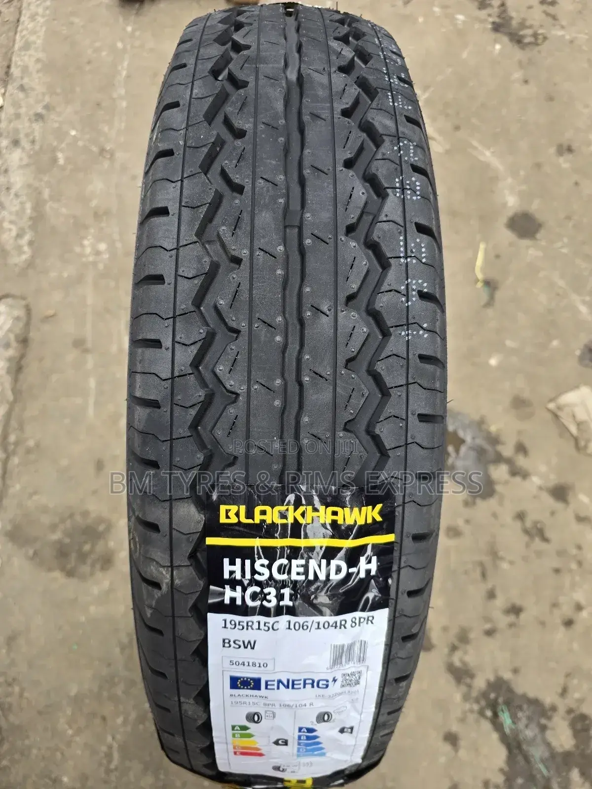 195 R15 Blackhawk Tyres (Commercial)
