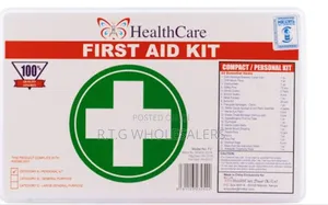 Compact White First Aid Kit for Home Travel