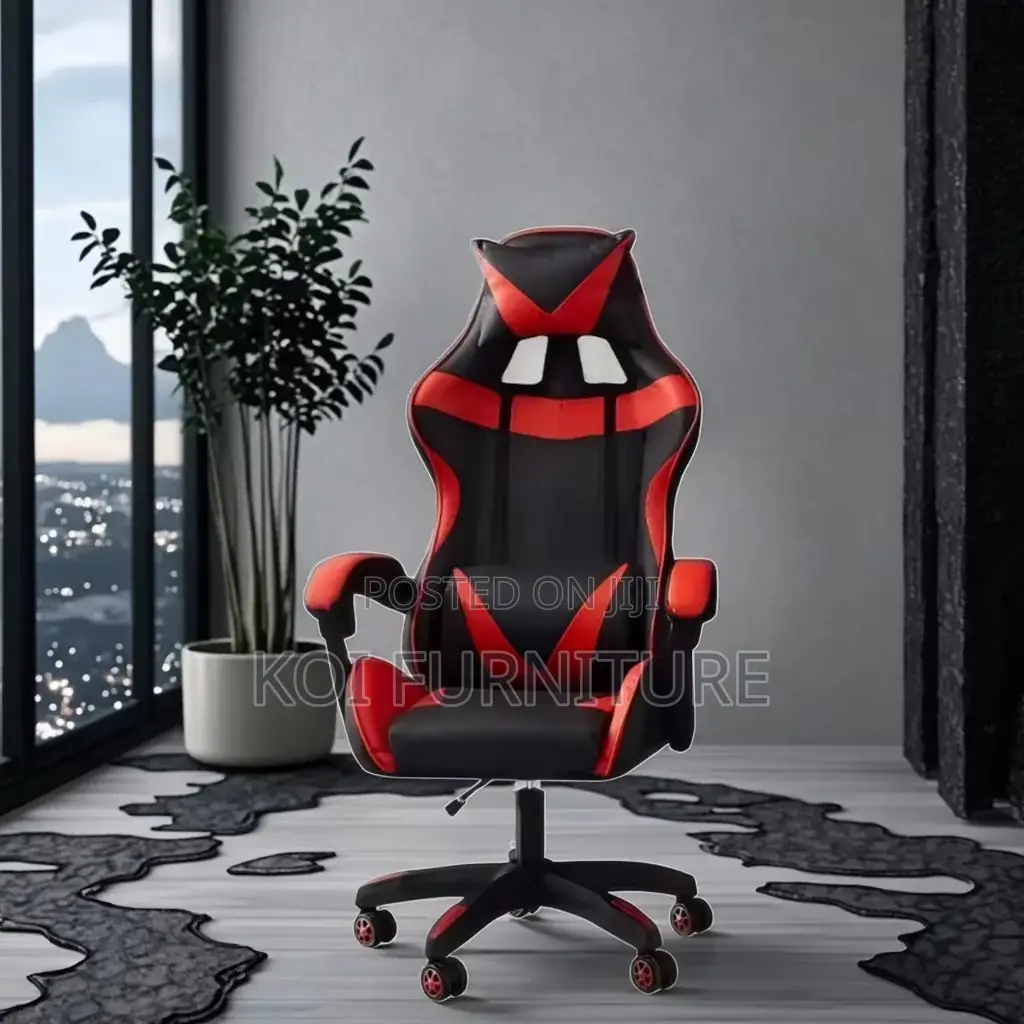 Office Chair; Red Black Admans Gamers Seat