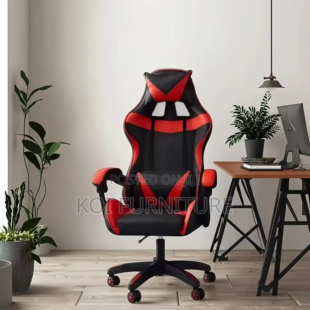 Office Chair; Red Black Admans Gamers Seat