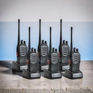 Portable Long Range Baofeng Bf-888s Walkie Talkie Radio Calls-6 Pieces