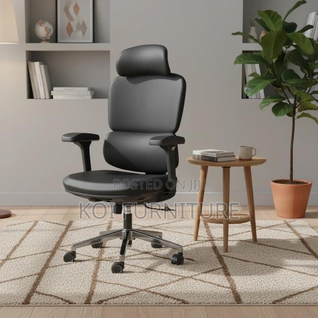 Office Chair; Executive Orthopedic High Back Chair