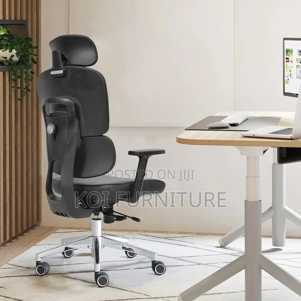 Office Chair; Executive Orthopedic High Back Chair