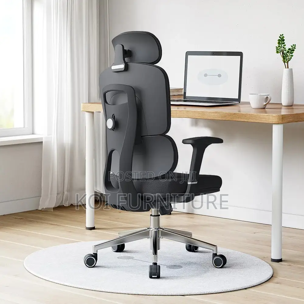 Office Chair; Executive Orthopedic High Back Chair