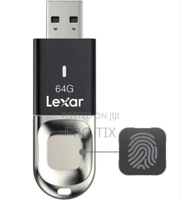 Lexar 64gb Fingerprint F35 Usb 3.0 Flash Drive
