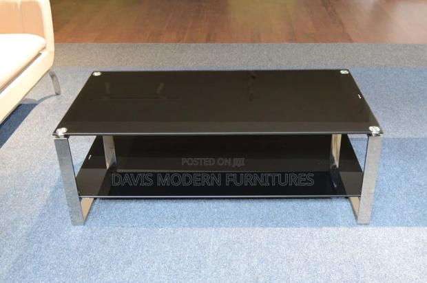 Black Coffee Table - main view