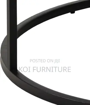Coffee Table : Round Wide Dual Marble Coffee Table