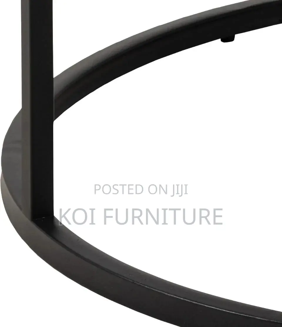 Coffee Table : Round Wide Dual Marble Coffee Table