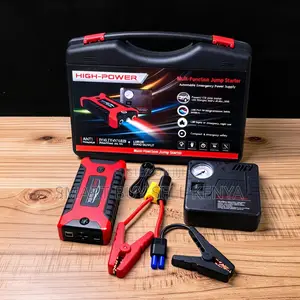High Power 12v 99800mah Emergency Jump Starter With Tire Inflator