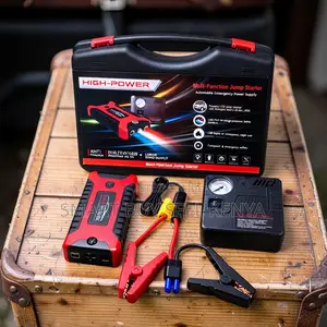 Multi-Functional 12v 99800mah Car Jump Starter With Tire Inflator