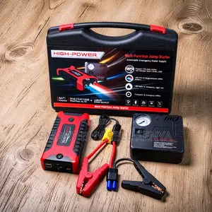 Large Capacity 12v 99800mah Jump Starter With Tire Inflator