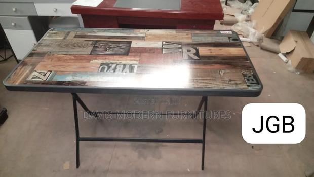 Coffee Table With a Printed Design - main view