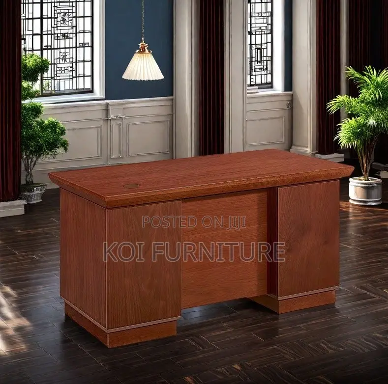 Office Desk; 1.4m Executive Desk Made From Mahogany