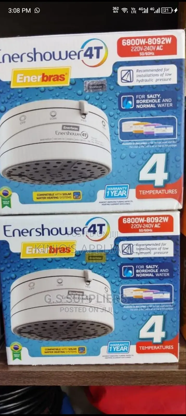 Enershower 4t Shower