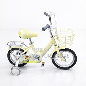 Strong Size 12 Children’S Bicycle With Training Wheels And Basket - thumbnail 2