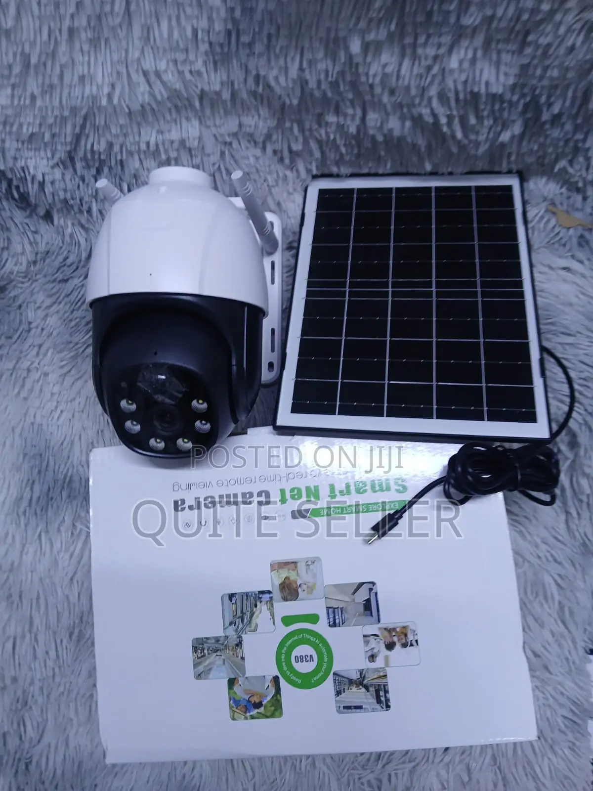 V380 Single Lens Camera 4g Simcard Slotwifisolar Powered Outdoor Camer