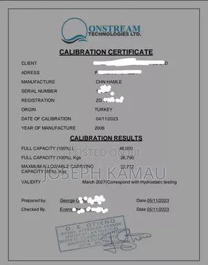 48,000l LPG Gas Tanker Trailer – Calibrated Certified, Ready to Work
