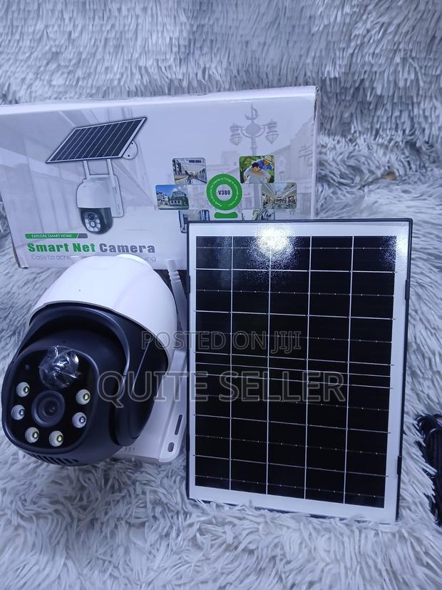 4g Solar Powered PTZ Camera V380 Outdoor Smart, Eco-Friendly Weather
