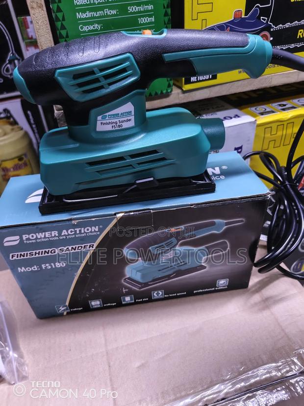 F180 Power Action Random Finning Sander - main view