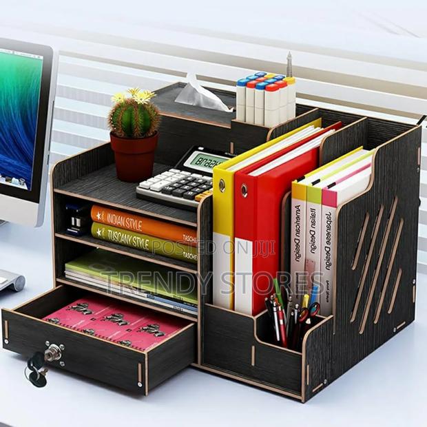 Bamboo Desk Organizer