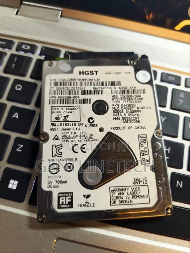 500 Gb Refurbished Internal Laptop Harddisk Drive