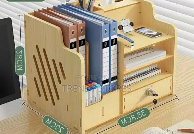 Bamboo Desk Organizer