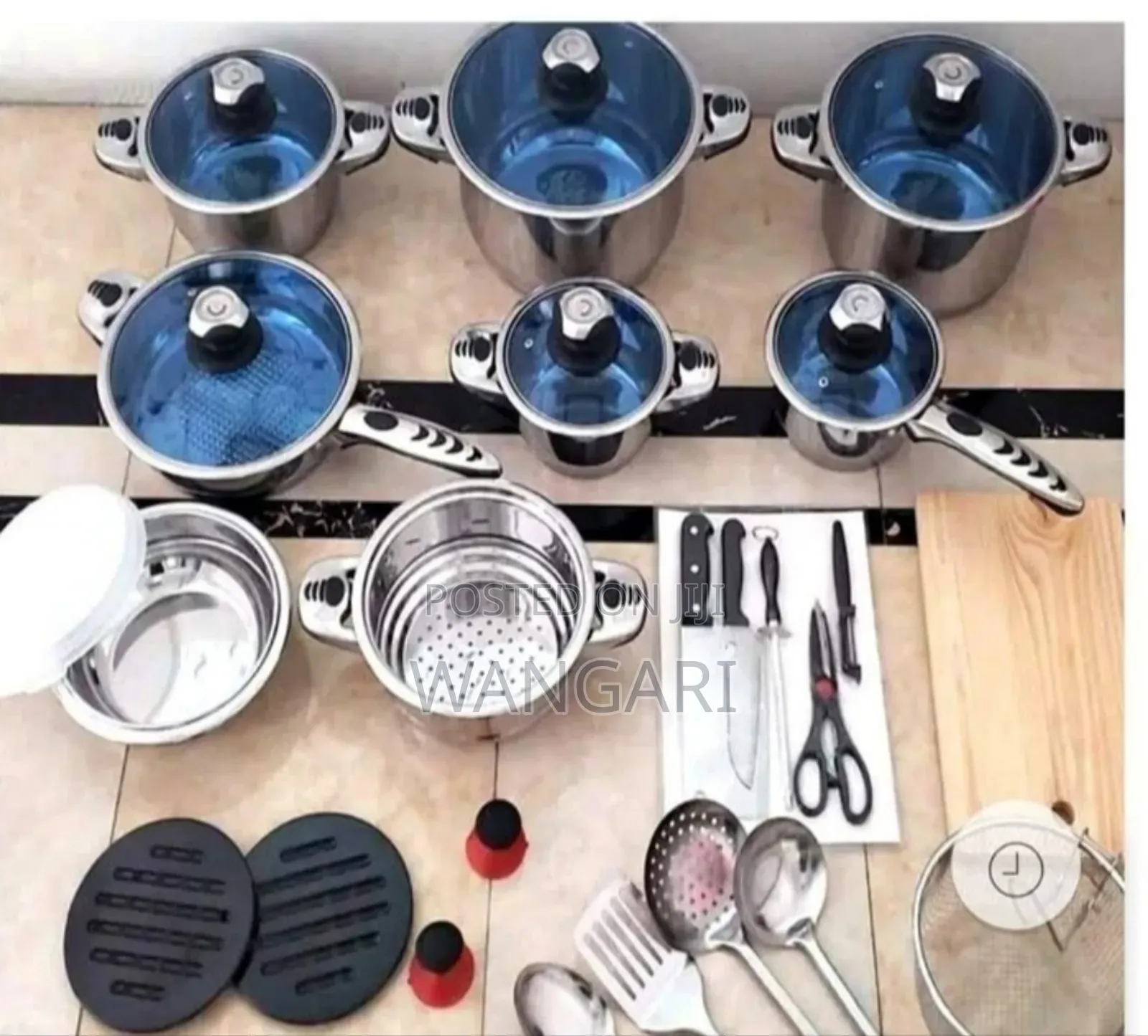 30 Pieces Malwa Durable Cookware Set