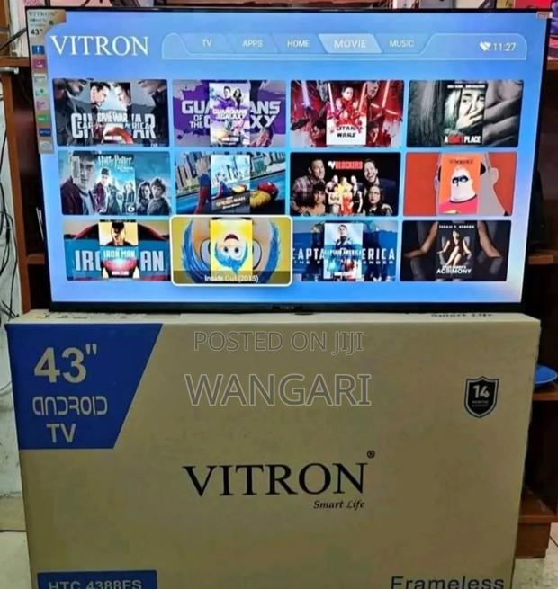 Vitron 43" Frameless Smart Android Tv With Bluetooth Mode - thumbnail 2