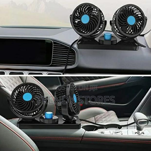 Car Dashboard Dual Fans