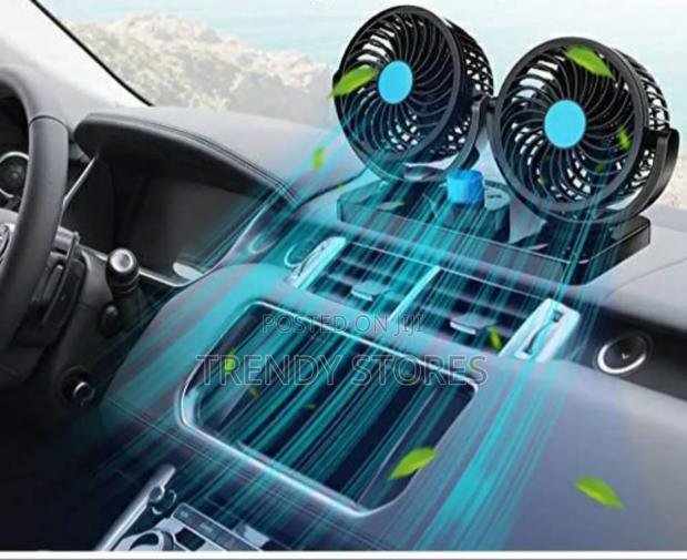 Car Dashboard Dual Fans - main view