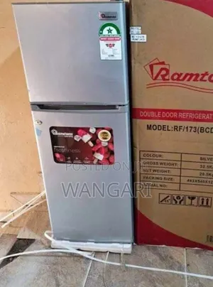 138 Litres Ramptons Two Door Refrigerator (Grey) Rf138*