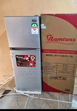 Ramptons 138litres 2 Door Refrigerator (Grey) Rf138*