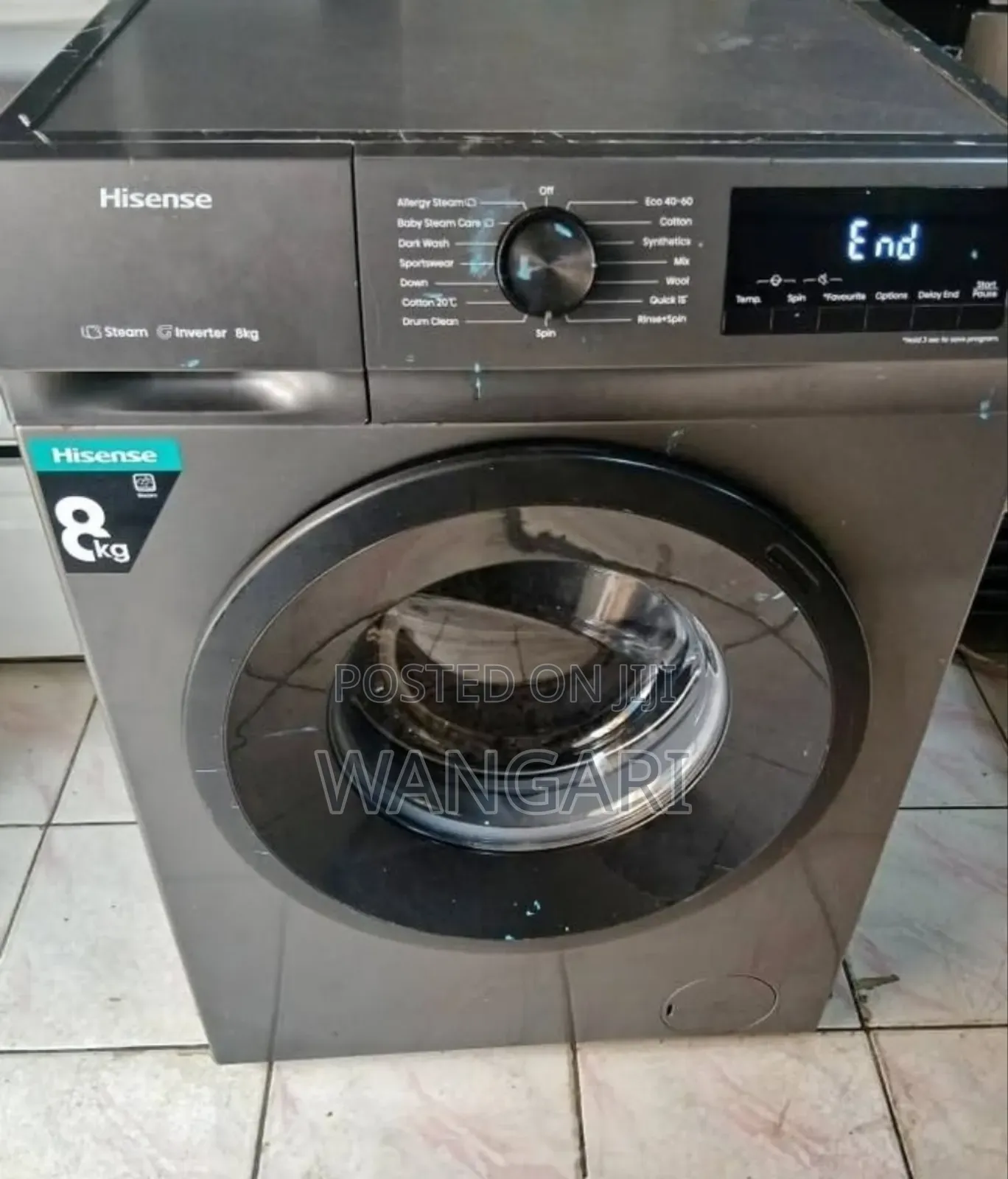 Hisense 8kgs Front Loading Washing Machine (Heavy Duty)