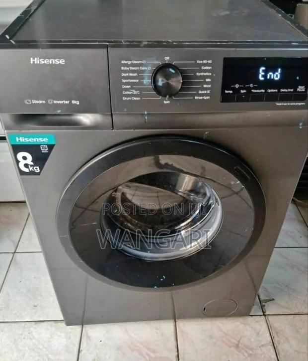 Hisense 8kgs Front Loading Washing Machine (Heavy Duty)