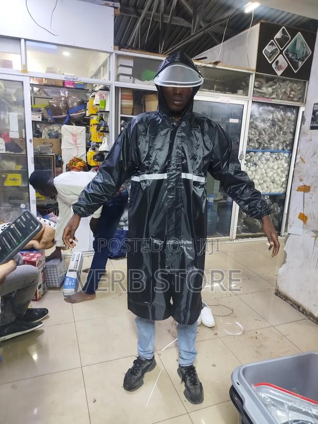Heavy Duty Raincoat Available With a Face Cap - main view