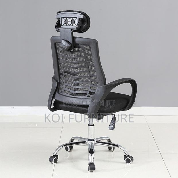 Office Chairs; Fabric Headrest Mesh Chairs - thumbnail 4