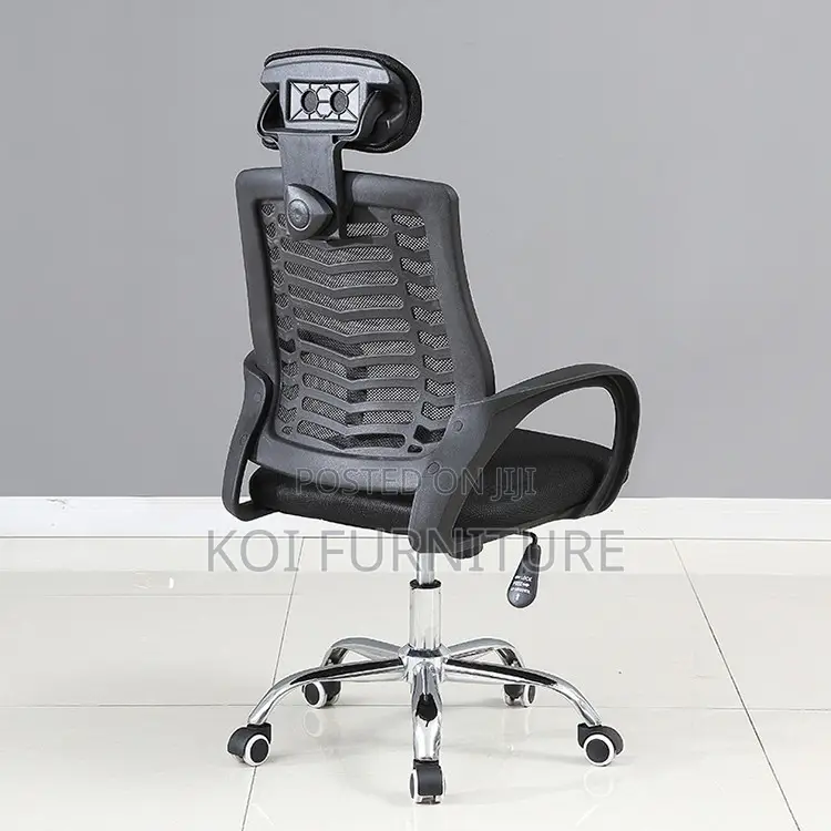 Office Chairs; Fabric Headrest Mesh Chairs