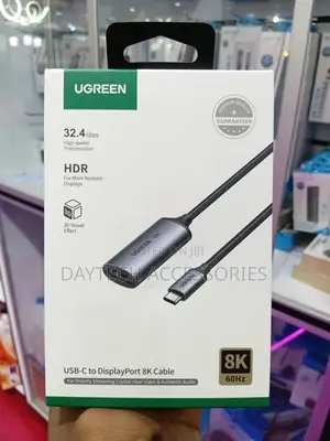 This Is a Ugreen Usb-C to Displayport Female Cable.