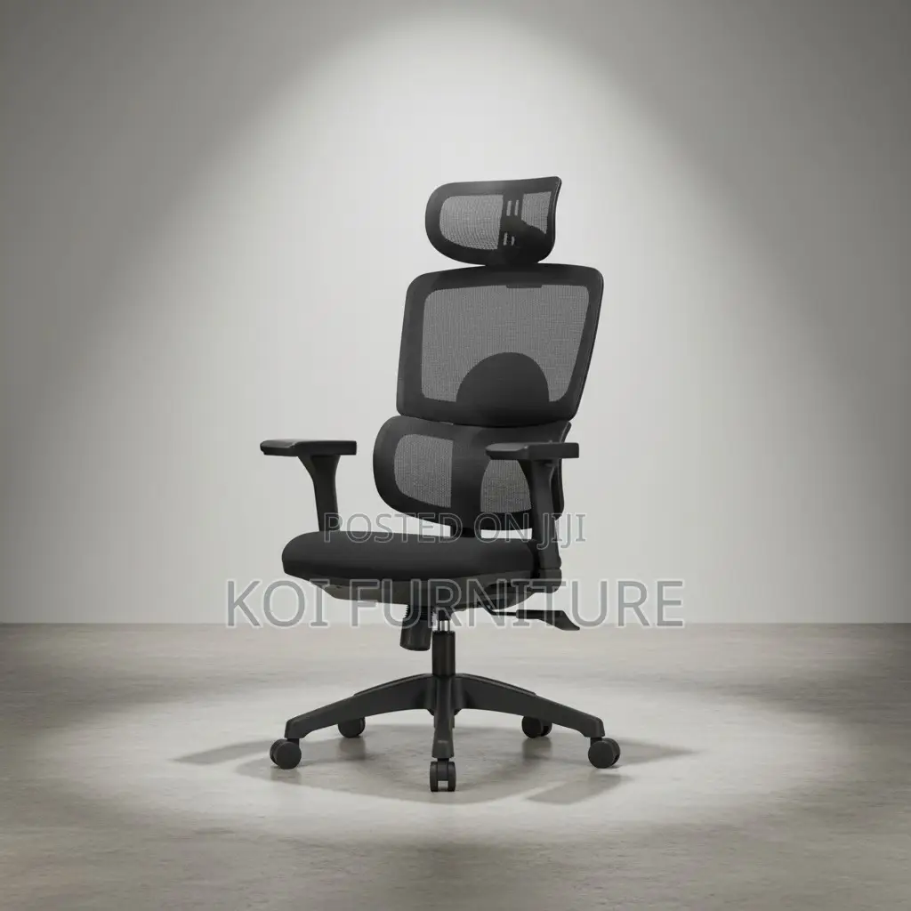 Office Chair; High Back Orthopedic Executive Seat