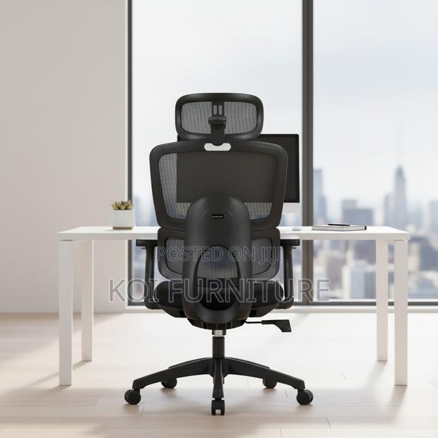 Office Chair; High Back Orthopedic Executive Seat - thumbnail 7