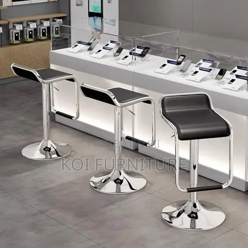 Barstools; Swivel Advanced Leather Counter Barstools