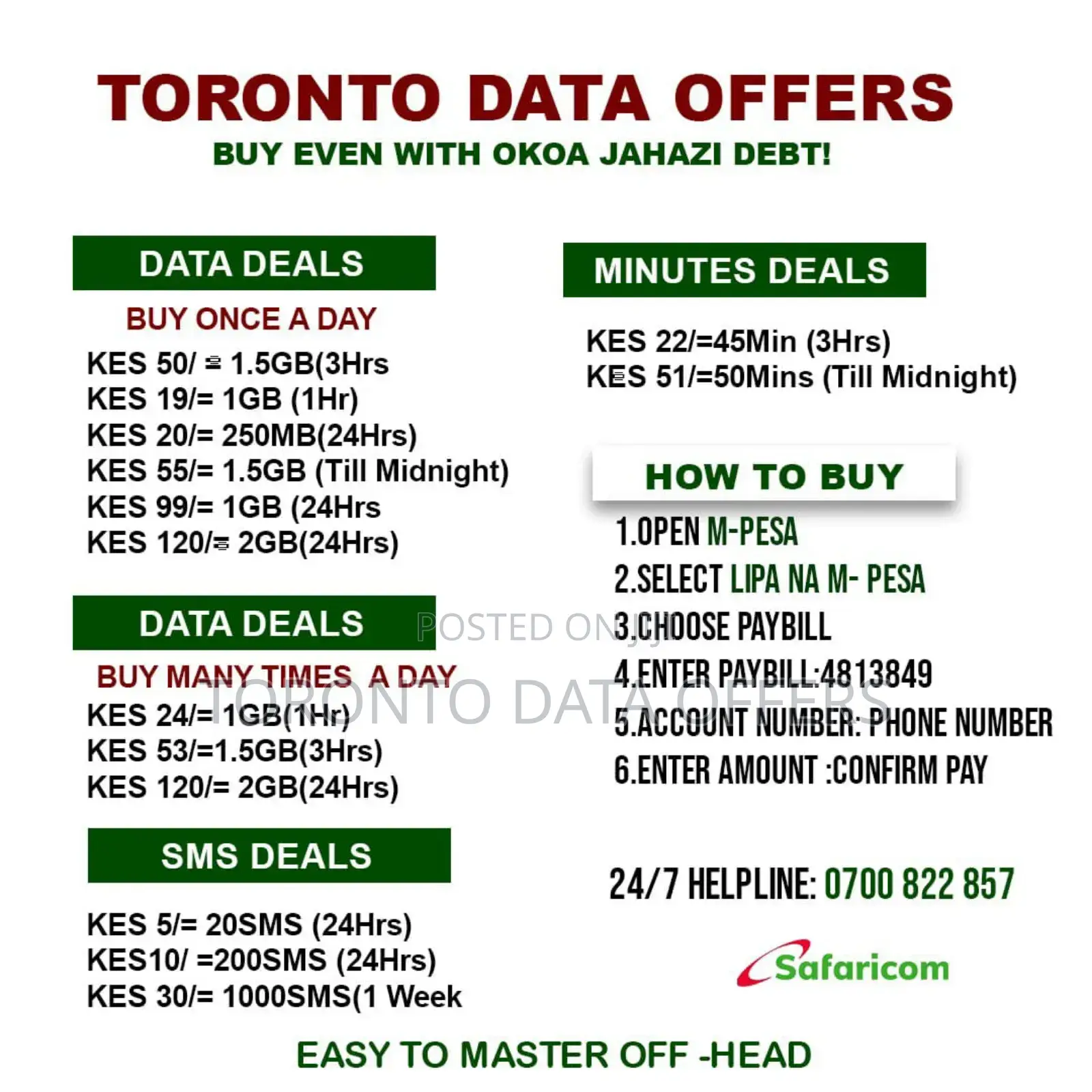 Buy Data With or Without Okoa Jahazi