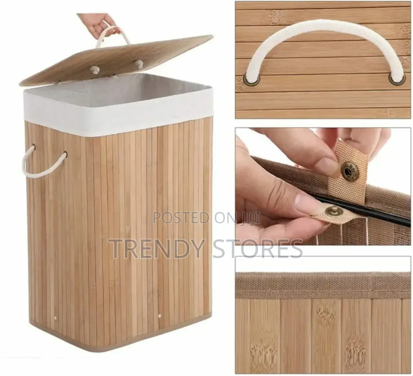 Foldable  Wooden  Basket