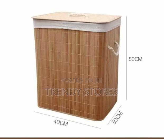 Foldable Wooden Basket - main view